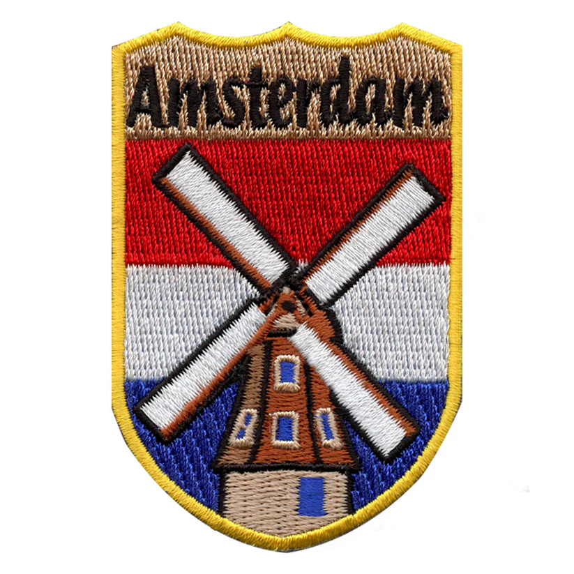 Amsterdam Shield Embroidered Patch
