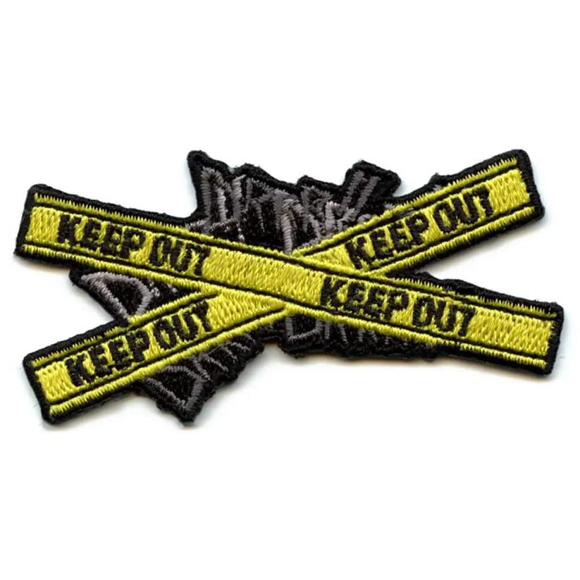 Anime Keep Out Embroidered Patch