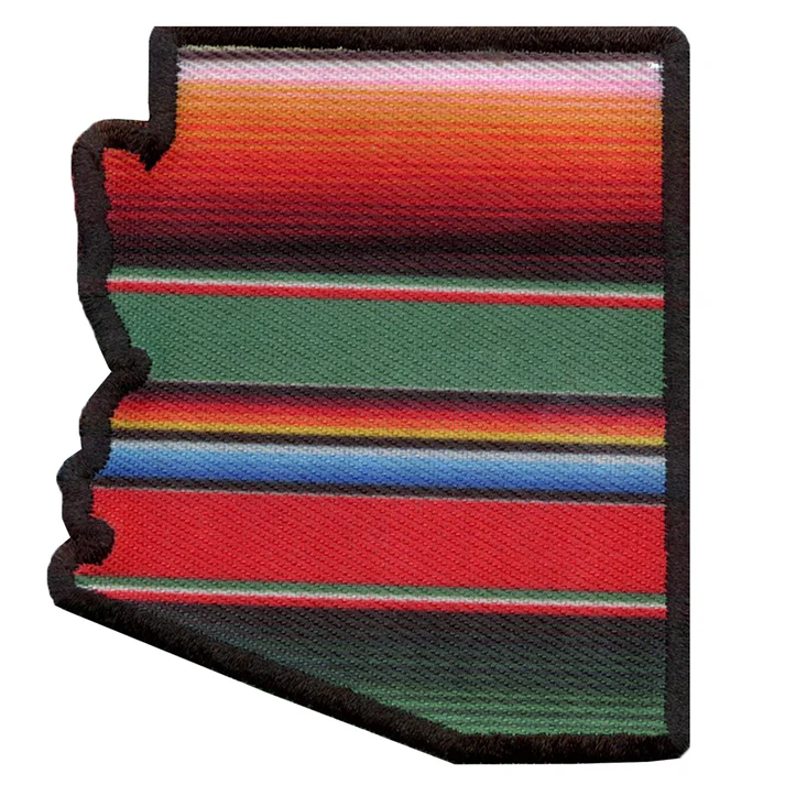 Arizona Serape State Patch Hispanic Culture