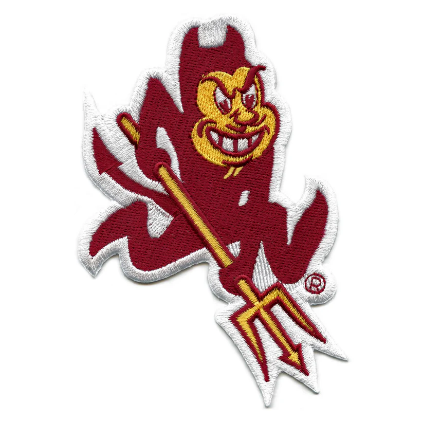 Arizona State Sun Logo Iron On- Patch
