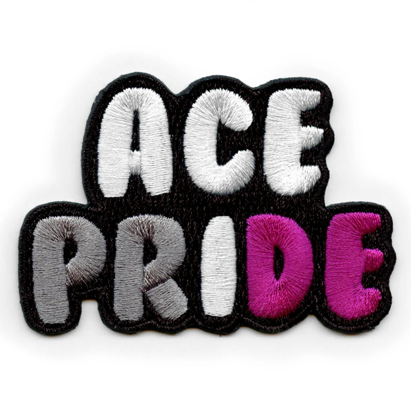 Asexual Pride Embroidered Iron On Patch - Asexual Pride Embroidered Iron On Patch USA Asexual Pride Embroidered Iron On Patch - View 1