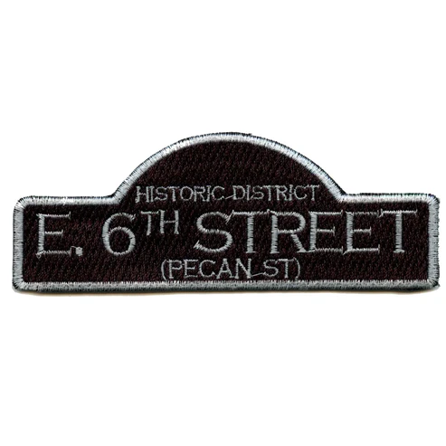 Austin 6th Street Sign Logo Patch