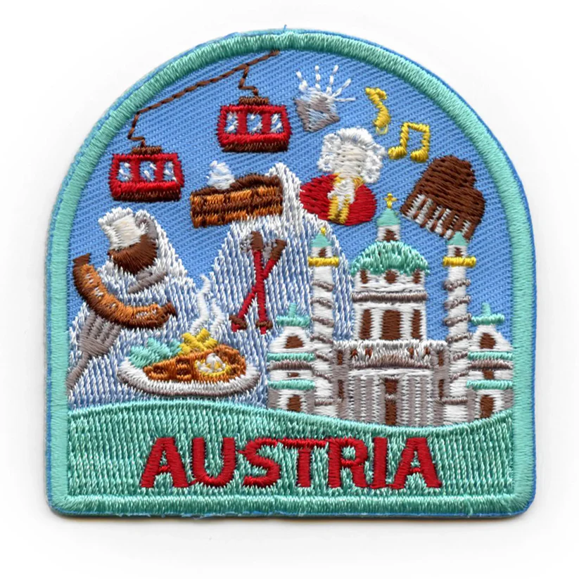 Austria World Showcase Iron On
