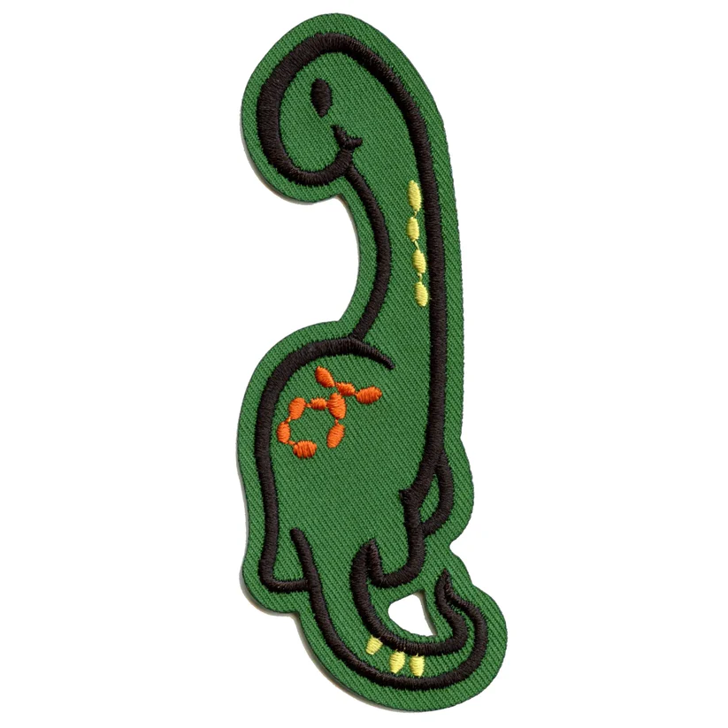 Baby Skinny Brontosaurus Dinosaur Patch
