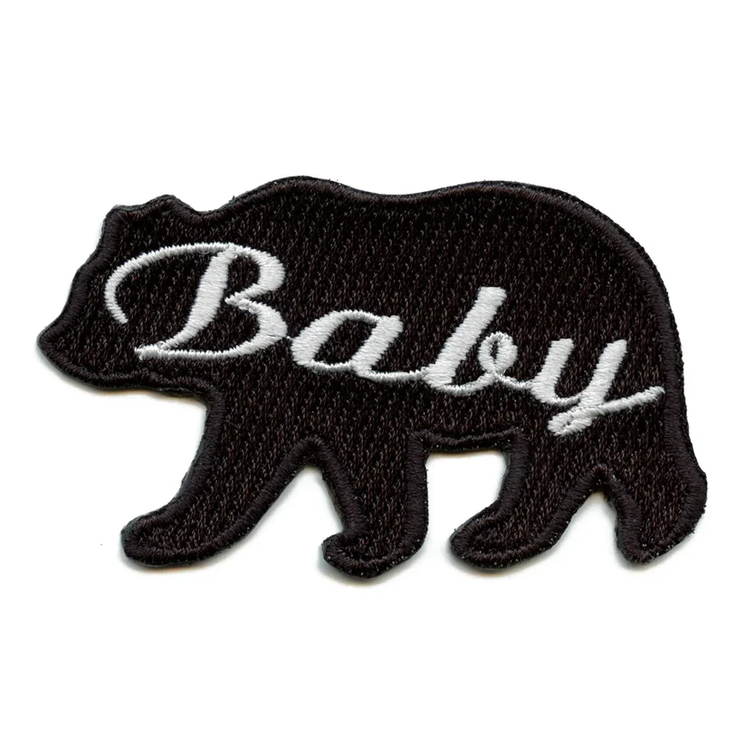 Bear Patch Silhouette Iron On