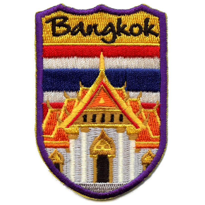 Bangkok Shield Embroidered Patch