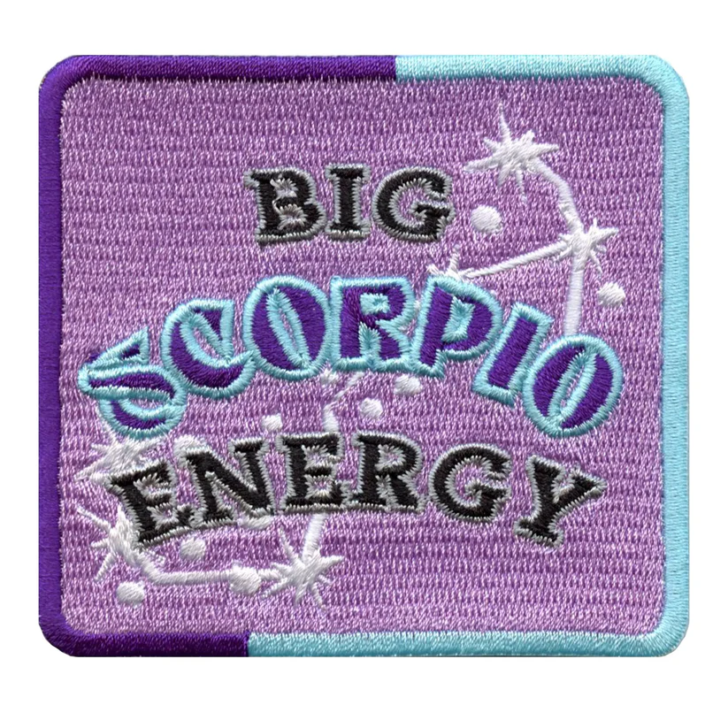 Big Scorpio Energy Constellation Patch