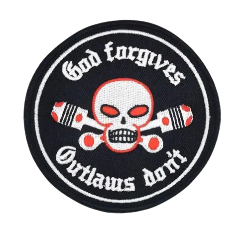 custom outlaw mc patches - Image 1