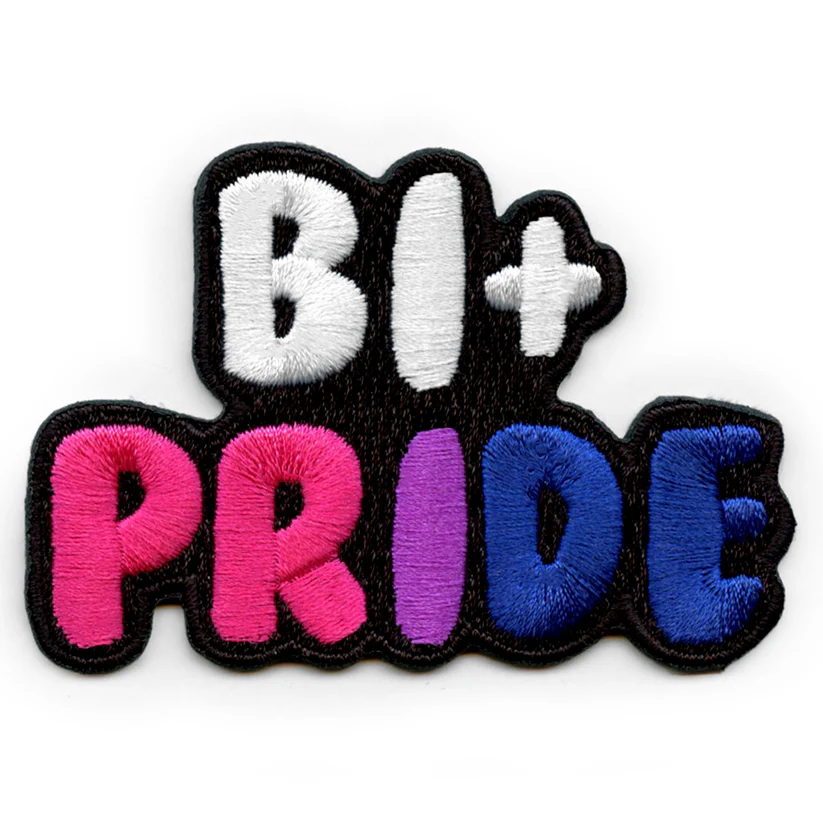 Bisexual Pride Embroidered Iron On Patch - Bisexual Pride Embroidered Iron On Patch USA Bisexual Pride Embroidered Iron On Patch - View 1