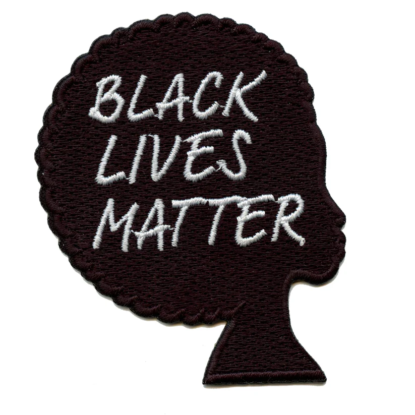 Black Lives Matter Girl Silhouette Patch