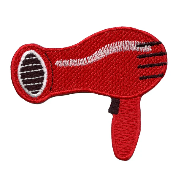 Blow Dryer Embroidered Patch