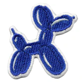 Blue Balloon Animal Art Embroidered Patch