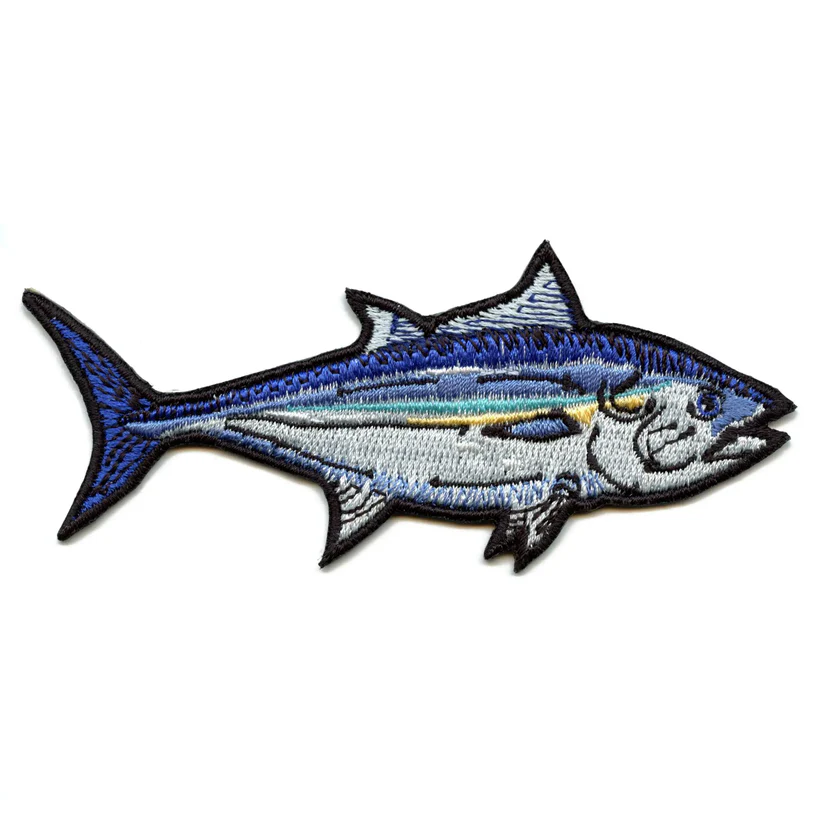 Blue Fin Tuna Patch Deep Ocean Iron On