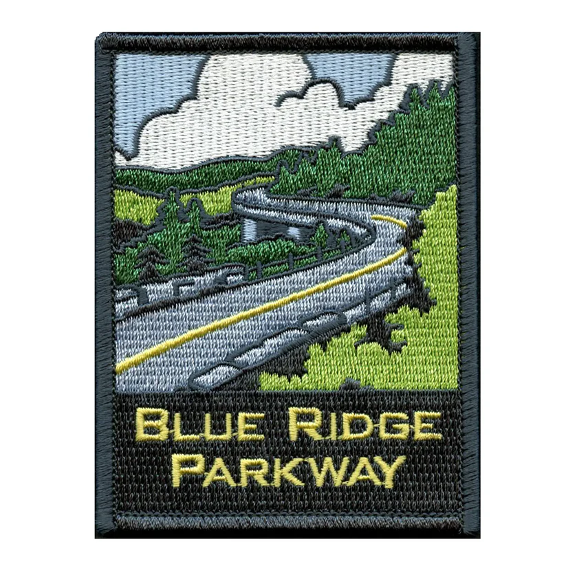 Blue Ridge Parkway Patch Highway Mountains Travel Iron On
