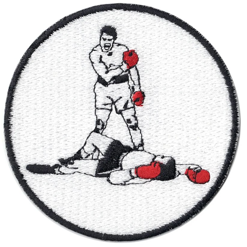 Boxing Legend Knockout Embroidered Patch