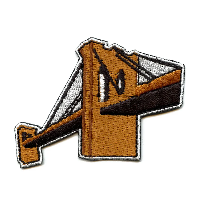 Brooklyn Bridge Patch Embroidered Iron On - Brooklyn Bridge Patch Embroidered Iron On USA Brooklyn Bridge Patch Embroidered Iron On - View 1