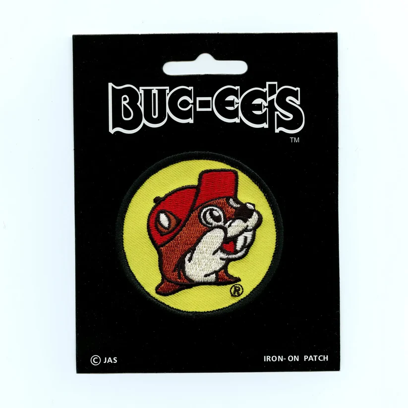Buc-ee's Beaver Round Logo Patch