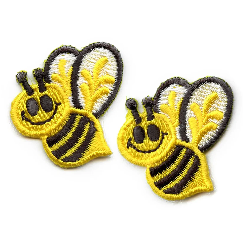 Bee Combo Embroidered Iron On Patches