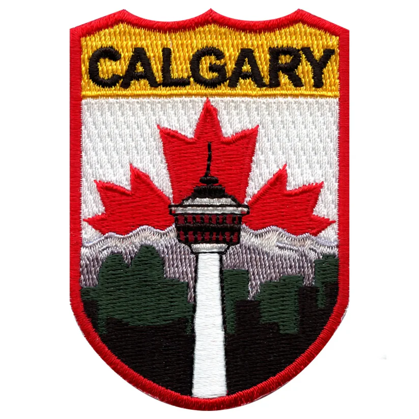 Calgary Shield Iron on Patch