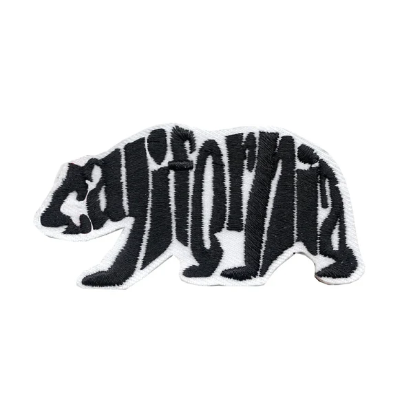 California Bear Embroidered Patch