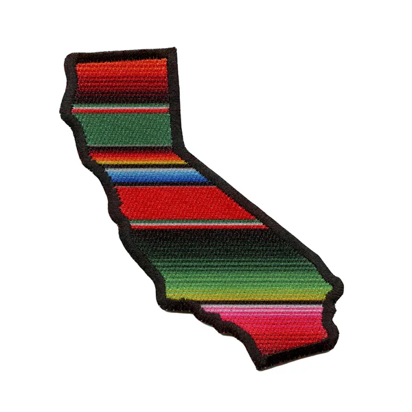 California Serape State Embroidered Patch