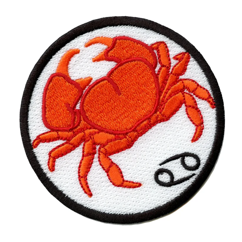 Cancer Zodiac Sign Iron On Patch