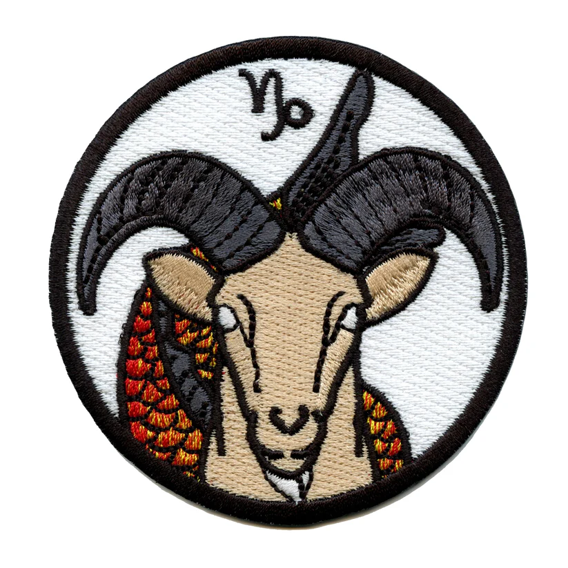 Capricorn Zodiac Sign Iron On Patch