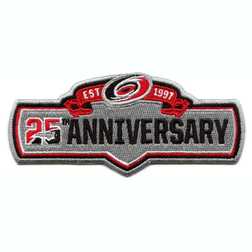 Carolina Hurricanes 25th Anniversary Jersey Patch