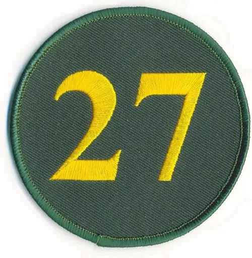 Catfish Hunter 27 Oakland As Memorial Patch