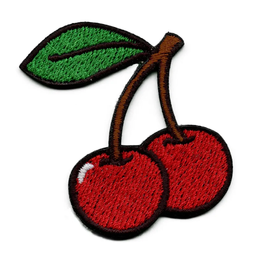 Cherries Embroidered Patch