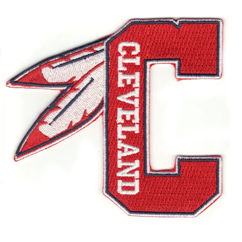 Cleveland C Indian Feather Parody Patch