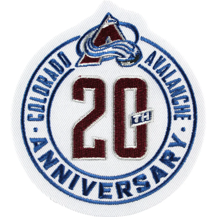 Colorado Avalanche Team 20th Anniversary Patch