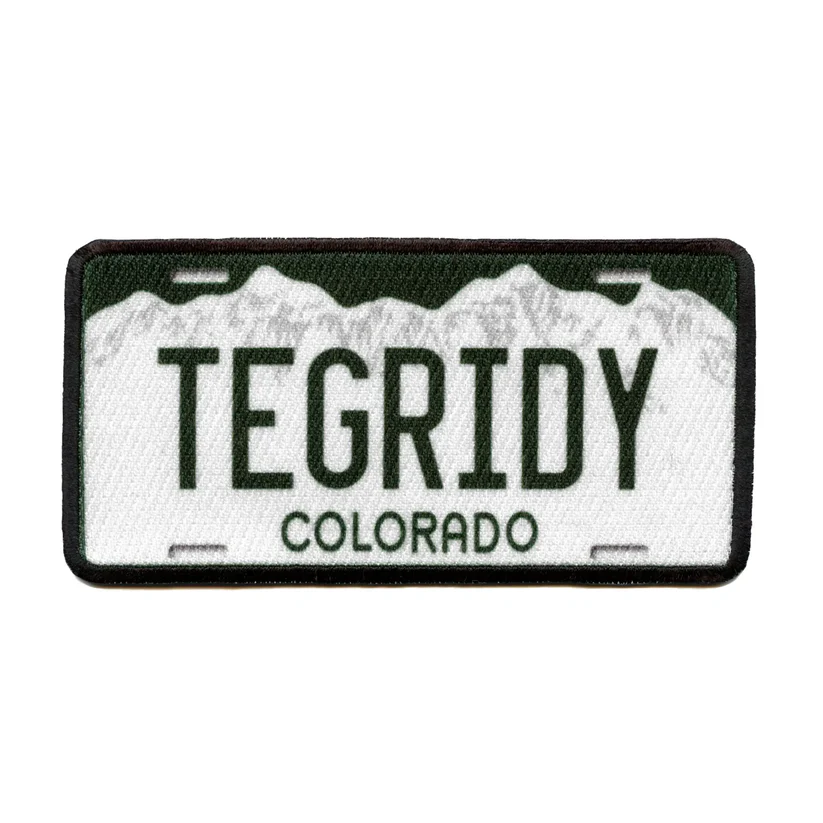 Colorado Tegridy License Plate Patch