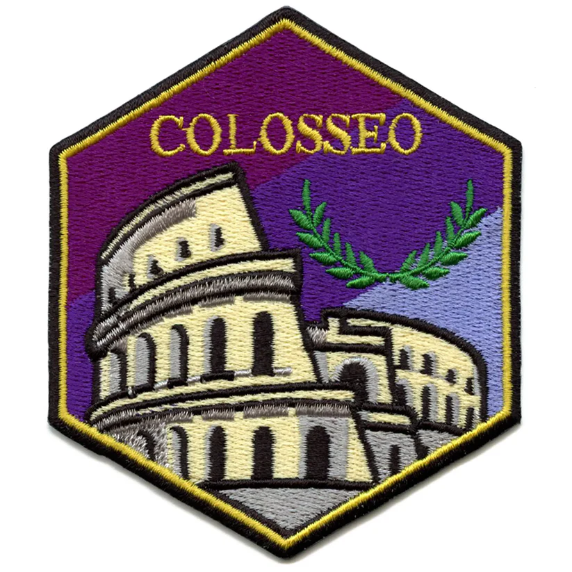 Colosseum Souvenir Italy Travel Patch
