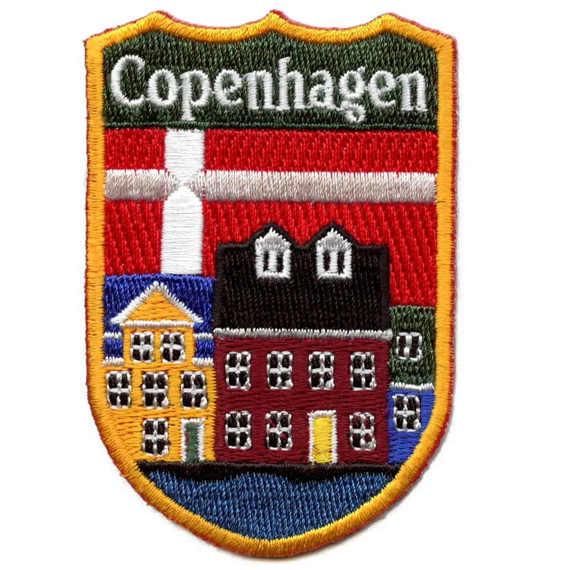 Copenhagen Shield Embroidered Patch
