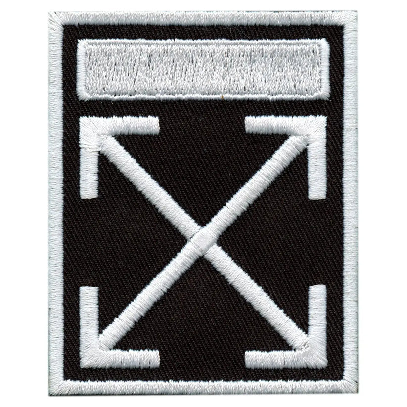 Crossing Arrows Box Logo Patch 