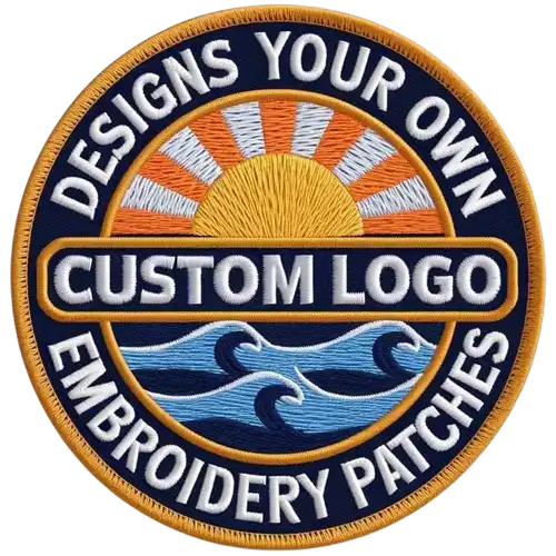 custom design embroidered patch - Image 1