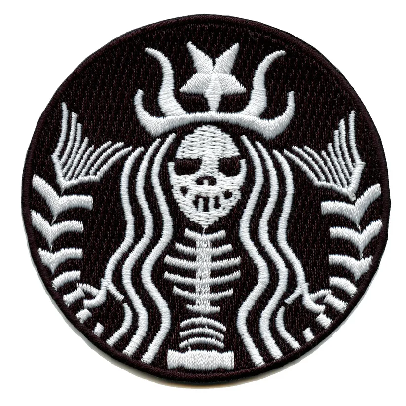 Deadbucks Skeleton Mermaid Iron On Patch - Deadbucks Skeleton Mermaid Iron On Patch USA Deadbucks Skeleton Mermaid Iron On Patch - View 1