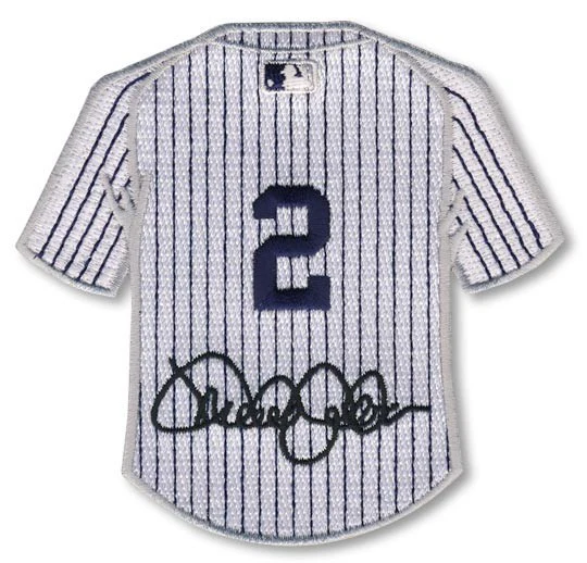 Derek Jeter Yankees 2 with Signature Patch
