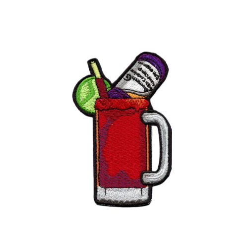 Dirty Michelada and Drank Embroidered Patch - Dirty Michelada And Drank Embroidered Patch USA Fotor Bg Remover 2025080104020 USA Dirty Michelada and Drank Embroidered Patch - View 1