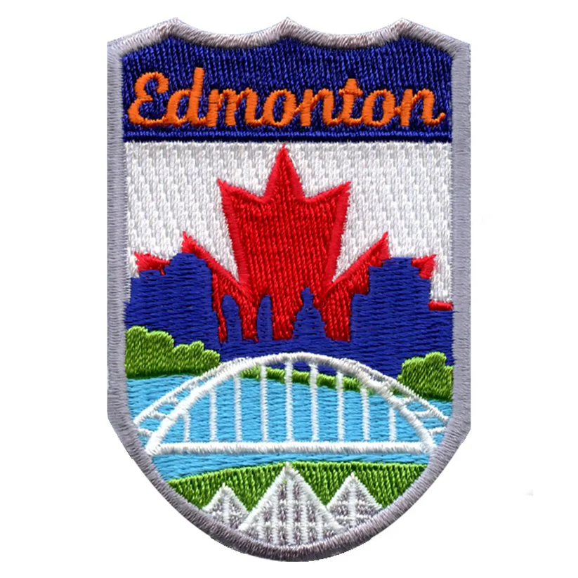 Edmonton Shield Iron On Patch