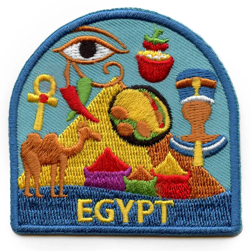 Egypt Vacation Embroidered Iron On Patch