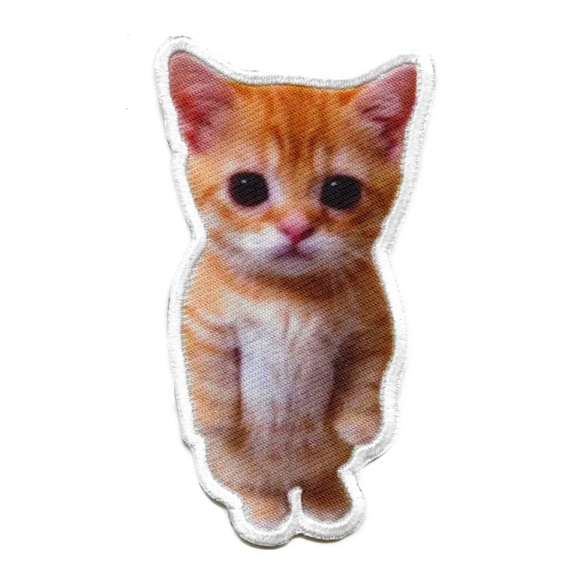Cat Patch Kitten Embroidered Iron On