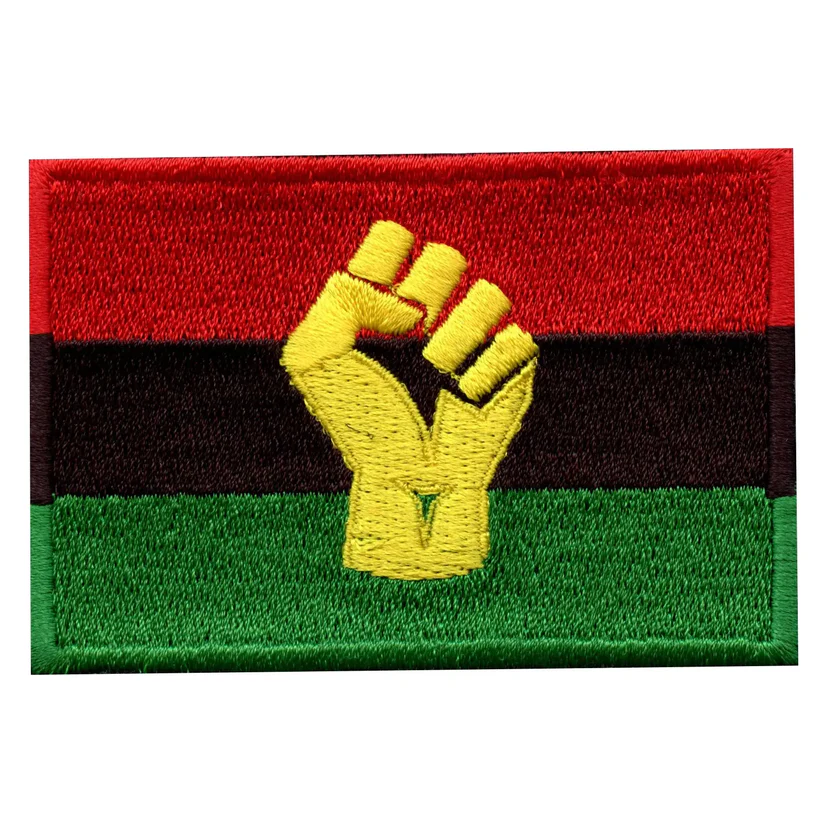 Embroidered Pan-African Fist Patch