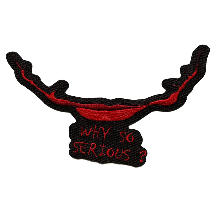 Face Mask Embroidered Iron On Patch