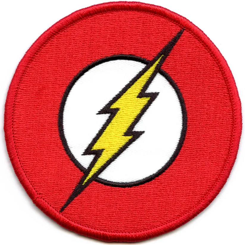  Flash Embroidered Iron on Logo Patch