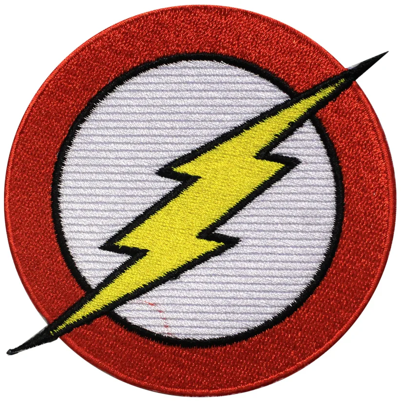 Flash logo Iron on Embroidered Patch