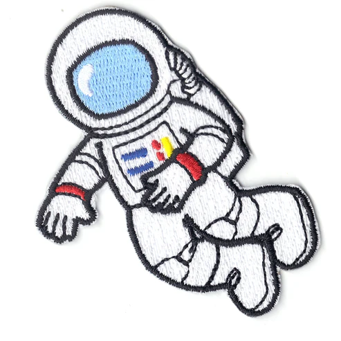  Floating Astronaut embroidered Patch
