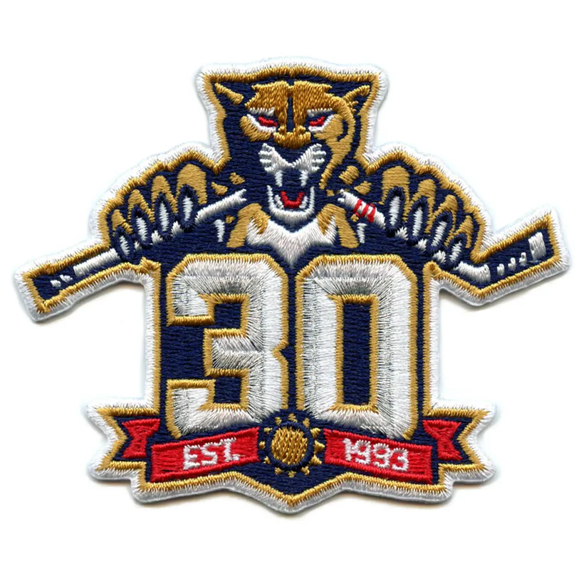 Florida Panthers Team 30th Anniversary Patch
