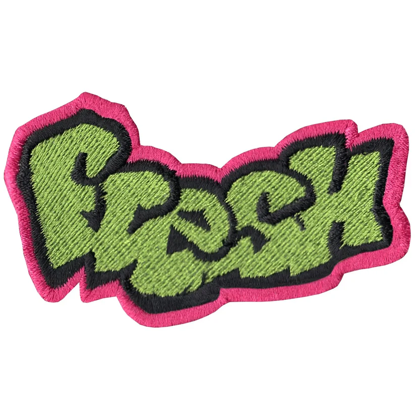 Fresh Graffiti Logo Embroidered Patch